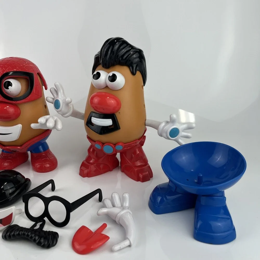 Kohl's Exclusive Marvel Mr. Potato Head 3 Figures Iron!‎ (Missing Pieces)
